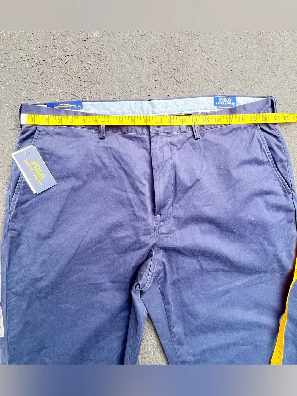 Polo Ralph Lauren Men’s stretch straight-fit chino Navy Blue Size 42X30 BNWT